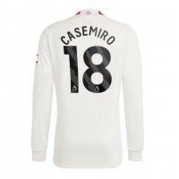Dres Manchester United Casemiro #18 Tretina 2023-24 Dlhy Rukáv